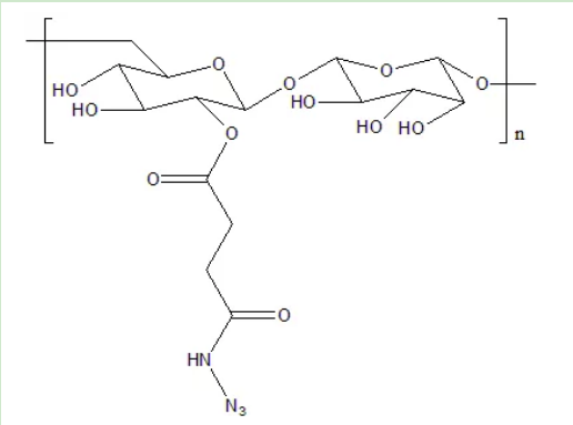 葡聚糖-疊氮|Dextran-N3/Azide|疊氮修飾葡聚糖的結構式