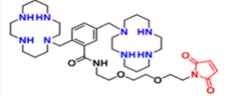 雙-1,4,8,11-四氮雜環十四烷-苯甲酰-PEG2-Mal 雙-1,4,8,11-四氮雜環十四烷-苯甲酰-PEG2-Mal