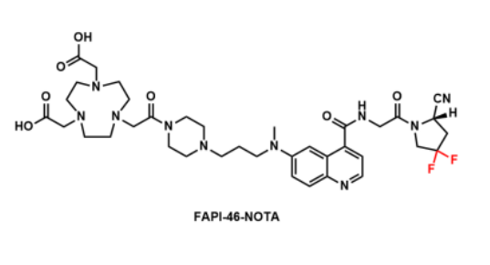 NOTA-FAPI-46 大環修飾的顯影劑